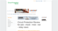 Desktop Screenshot of circuit-protection.co.uk